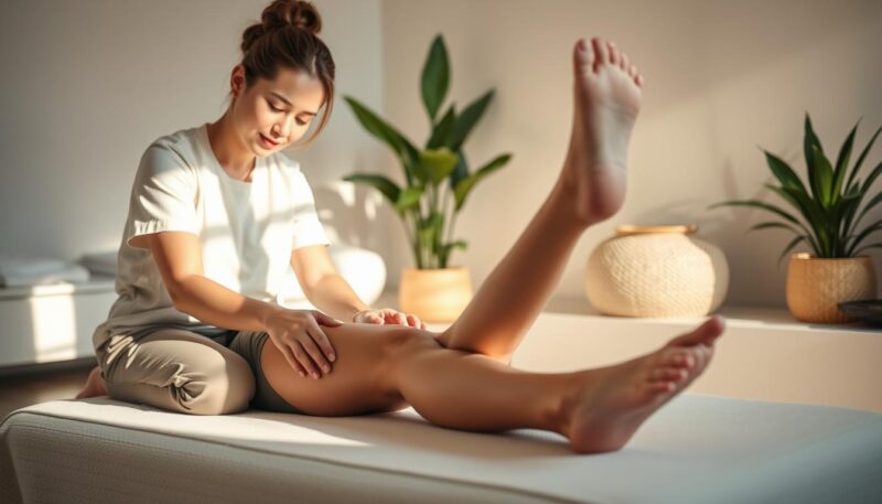 masaža nogu masaža nogu